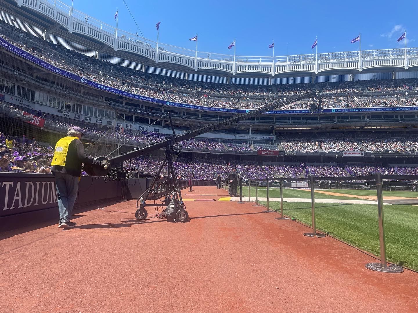 Jimmy Jib action shot